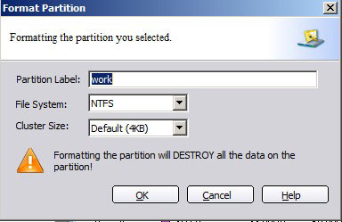Format partition