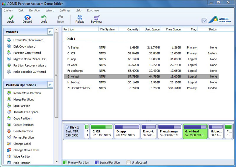 aomei partition assistant