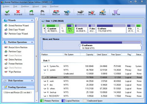 Partition Assistant Server edition