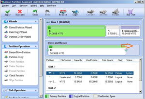 Resize system partition